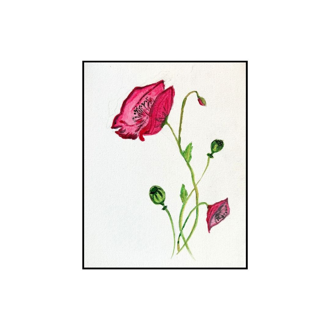 Hues Of Spring In Crimson