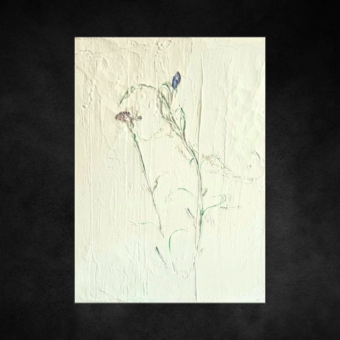 Impressions of a cornflower
